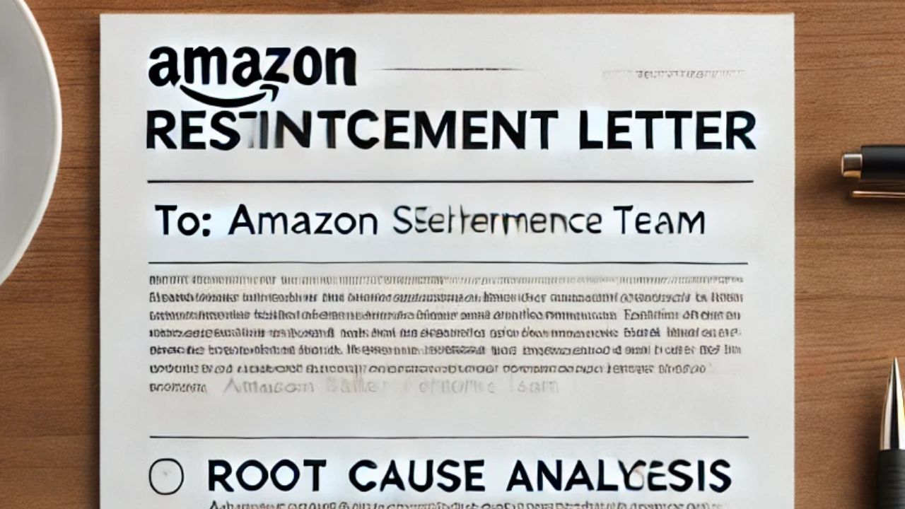 An example image of an Amazon Reinstatement Letter